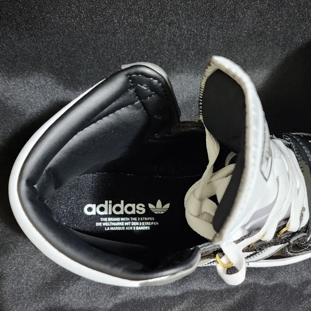 NIB Adidas Originals Top Ten RB Patent Leather Mens Size 7 - Picture 7 of 10